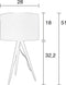 Zuiver Tripod Tafellamp Zwart