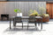 Zuiver Vondel Tuintafel 214x97 cm Aluminium Zwart