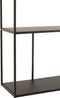 J-Line rek 4 Niveaus - metaal - zwart