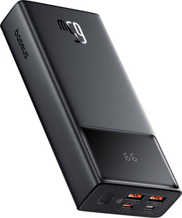 Baseus Star-Lord - Powerbank 20000mAh 65W - 4 apparaten tegelijk opladen - Zwart