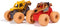 Monster Jam Mini Jams - Mini Launchers-speelset met Monster Mutt en Earth Shaker-monsterjamtrucks - schaal 1:87