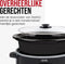 DistinQ Slowcooker 6L - Digitale Timer - Warmhoudfunctie - Zwart