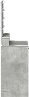 vidaXL - Kaptafel - met - LED-verlichting - Betonnen - Grijs - 50x41x140 - cm