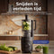 Safecourt Kitchen Slow Juicer - krachtige motor - RVS pre-cutter & cold-press technologie - zwart