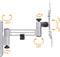Tv muurbeugel voor 13-43 inch scherm - Compact - Basic - Full-motion - Tot 15kg - Zilver