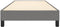 vidaXL - Boxspringbed - 100x200 cm - stof - donkergrijs