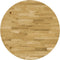 vidaXL - Tafelblad - rond - 44 - mm - 400 - mm - massief - eikenhout