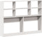 vidaXL - Hoofdbord - met - opbergruimte - 120 - cm - massief - grenenhout - wit