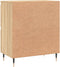 vidaXL - Dressoir - 60x35x70 - cm - bewerkt - hout - sonoma - eikenkleurig