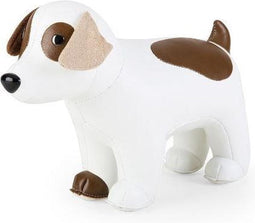 Zuny boekensteun russel terrier white/brown