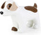 Zuny boekensteun russel terrier white/brown