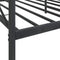 vidaXL - Slaapbank - zonder - matras - 107x203 - cm - staal - zwart