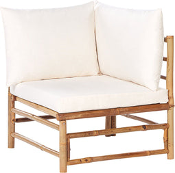 CERRETO - Hoekmodule tuin - Wit - Bamboe