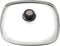 Eurolux glazen deksel met knop 20 x 20 cm