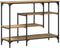 vidaXL - Console - Tafel - Artisan - Eiken - 100x35x75 - cm - Gelaagd - Hout - & - Staal