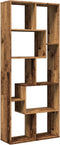 vidaXL - Kamerscherm - / - boekenkast - 67x25x161,5 - cm - hout - oud - houtkleur