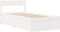 vidaXL - Bedframe - zonder - matras - massief - grenenhout - wit - 90x190 - cm