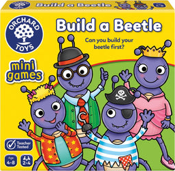 Orchard Toys - Build a Beetle - Mini Game - Kleur- en koppelspel met kever - vanaf 4 jaar