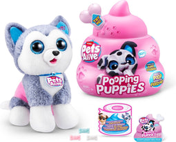 Zuru Pets Alive Pooping Puppies Knuffel Puppy + Geluid Assorti