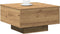 vidaXL - Salontafel - Artisan - Eiken - 55x55x31 - cm - Gelaagd - Hout