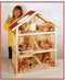 Goki Houten Poppenhuis XL - Poppenhuis - 3 verdiepingen - Multi