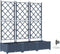 vidaXL - Tuinbakken - met - Water - Irrigatiesysteem - - - 3 - Stuks - - - Grijs
