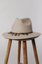 Colourful Rebel Aelys Coins Hoed - Cowboy hoed met koord en bedels - Light Sand