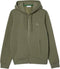 Lacoste Fleece Hoodie - Rits - Geborduurde Krokodil Kangoeroezak Jersey Voering - Croissant Katoenmix - Maat L