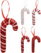 Zuurstok 20 cm hangdeco 4ass kerstversiering