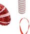 Zuurstok 20 cm hangdeco 4ass kerstversiering