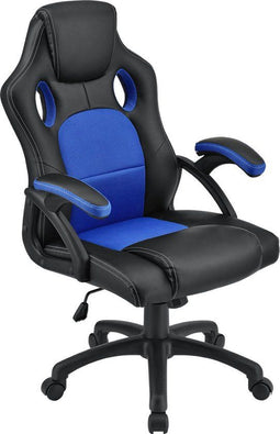 Montreal Gamingstoel - Ergonomisch - Blauw Zwart
