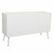 Dientafel Alexandra House Living Wit Zilverkleurig Bamboe Hout MDF 41 x 71 x 120 cm