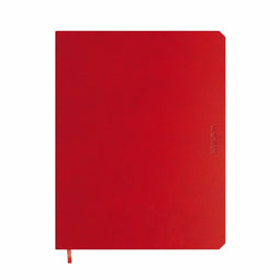 Brepols De Kempen - Notitieboek gelijnd 17 x 22 cm - 192 pagina's - Rood Poppy