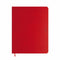 Brepols De Kempen - Notitieboek gelijnd 17 x 22 cm - 192 pagina's - Rood Poppy
