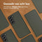 Accezz Premium Leather Slim Bookcase - Samsung Galaxy S22 Plus - Echt Nappa leer - Groen