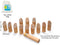 BS Toys Fins Werpspel - Kubb Spel - Buitenspeelgoed vanaf 8 Jaar - Stok Gooien - Kegelspel - 12 Houten Paaltjes - Kubb spel original - Kubb familiespel - Houten speelgoed - Buiten speelgoed - Buitenspel - Buiten Spellen - Tuin Speelgoed
