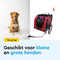 BRASQ Hondenfietskar - Opvouwbaar - Tot 40kg - Rood/Zwart