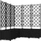 vidaXL - Tuinplanter - met - Trellis - 5 - stuks - Zwart - 120x120x143 - cm