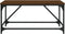 vidaXL - Salontafel - 75x50x35 - cm - bewerkt - hout - bruin - eikenkleur