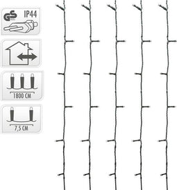 Nampook Kerstboomverlichting - 18 meter - 240 warm witte LEDs - Buiten