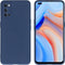 iMoshion Hoesje Geschikt voor Oppo Reno4 5G Hoesje Siliconen - iMoshion Color Backcover - Donkerblauw