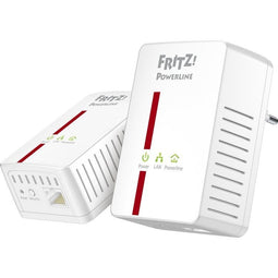 AVM FRITZ!Powerline 510E - Powerline-adapter - 500 Mbps - (2-Pack)