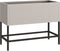 vidaXL - Verhoogde - Tuinplantbak - 60x26x45 - cm - Weerbestendig - Staal