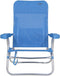 Crespo AL/206 - Klapstoel - Verstelbaar in 7 standen - Blauw