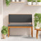 vidaXL - Tuinbank - met - Kussens - 100x50x91 - cm - van - Massief - Acaciahout
