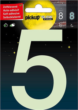 Pickup Glow in the dark Huisnummer 5 - 10 cm