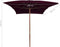 vidaXL - Parasol - met - houten - paal - 200x300 - cm - antraciet