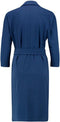 Ecourtney - Jurk - Aansluitende pasvorm met strikceintuur - Blauw (Maat 38)