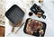 Vierkante schimmel met poppen 22 x 22 x 7 cm suiker en delicatessen - Antraciet