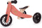 Kinderfeets Tiny Tot - 2-in-1 houten loopfiets & driewieler - Voor peuters 12-24 maanden - Koraal roze